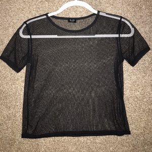 PacSun Black Mesh Top - John Galt California